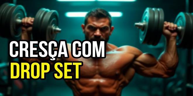 DROP SET: A TÉCNICA SECRETA PARA AUMENTAR A MASSA MUSCULAR E QUEIMAR GORDURA